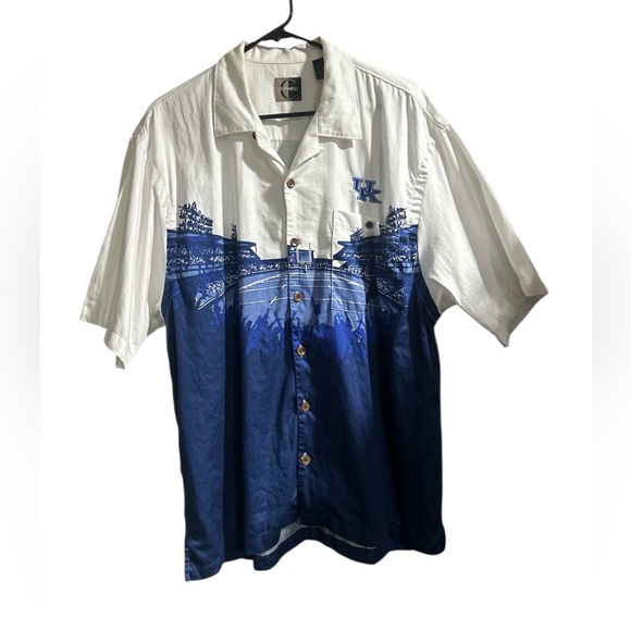 Chillwear Other - Men’s Chillwear University of Kentucky Football Stadium Print Button Down Medium